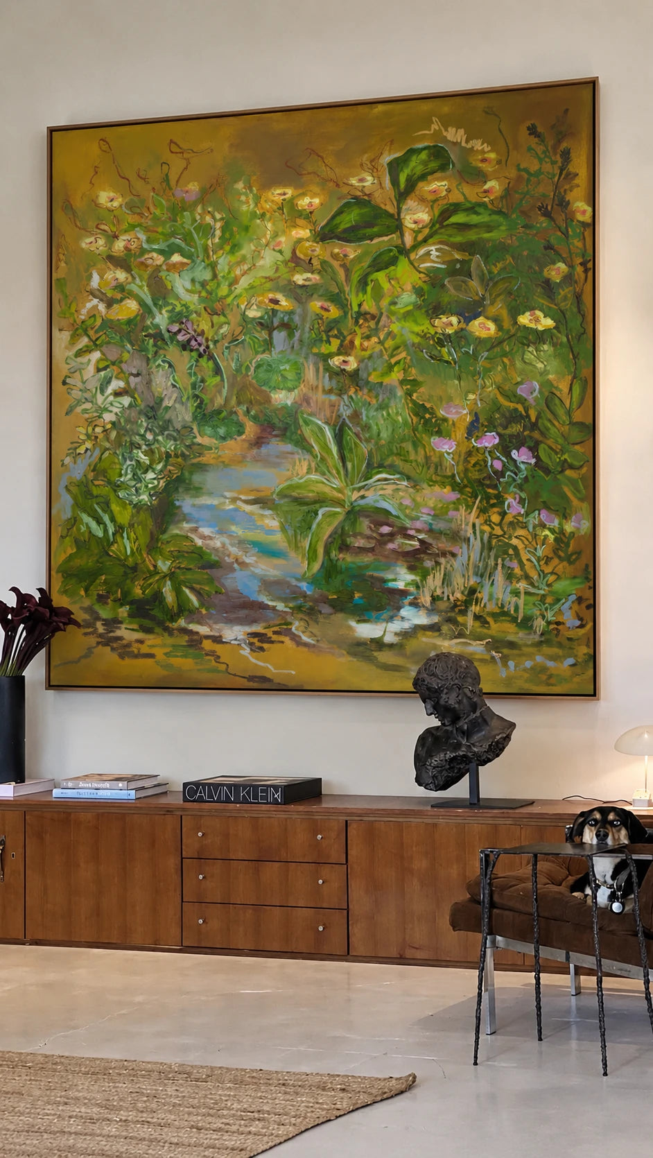 Dasht No.17 by Fifi Pourmohseni, shown in a room