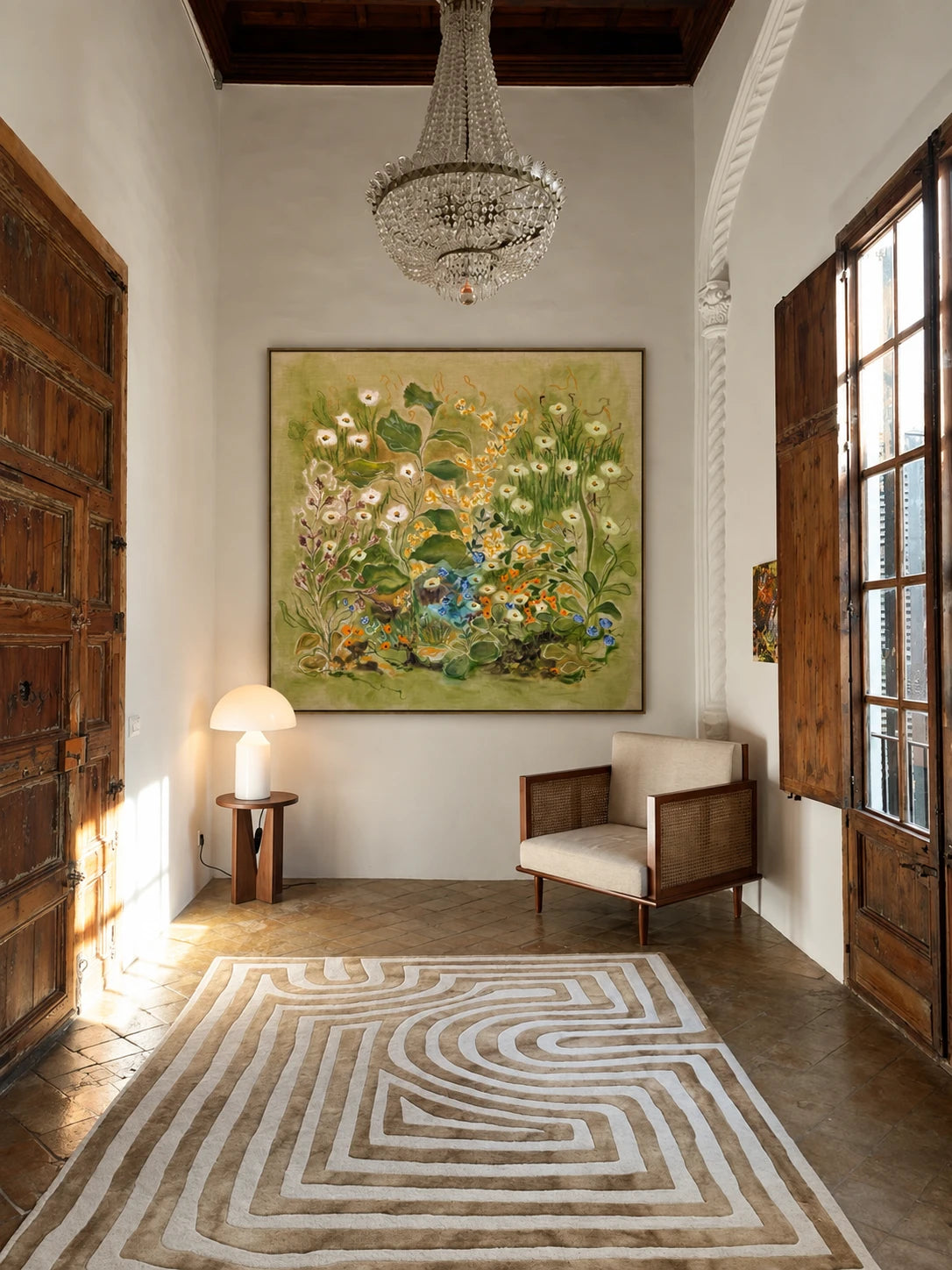Dasht No.24 by Fifi Pourmohseni, shown in a room